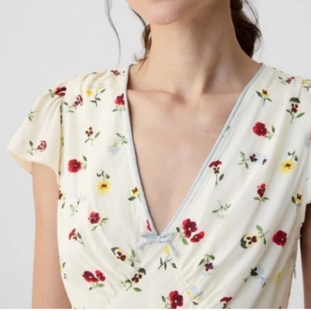 Gap x doen floral midi dress 8